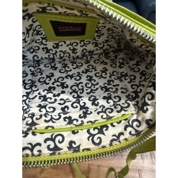 Hobo International Convertible Crossbody Wristlet Lime Green Zippers Cristel NWT - Picture 10 of 15